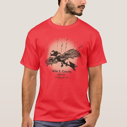 WILE E. COYOTE™ | Genius - Brain will reisen T-Shirt (Vorderseite)