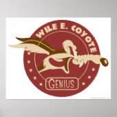 Wile E. Coyote Genius Poster (Vorne)