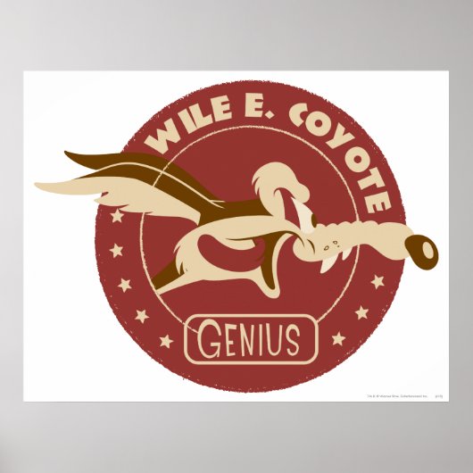 Wile E. Coyote Genius Poster (Vorne)