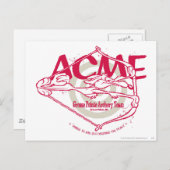 WILE E. COYOTE™ Grosse Pointe Archery Team Postkarte (Vorne/Hinten)