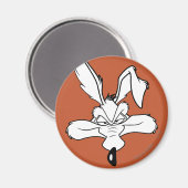 WILE E. COYOTE™ Happy Head Shot Magnet (Vorderseite/Rückseite)