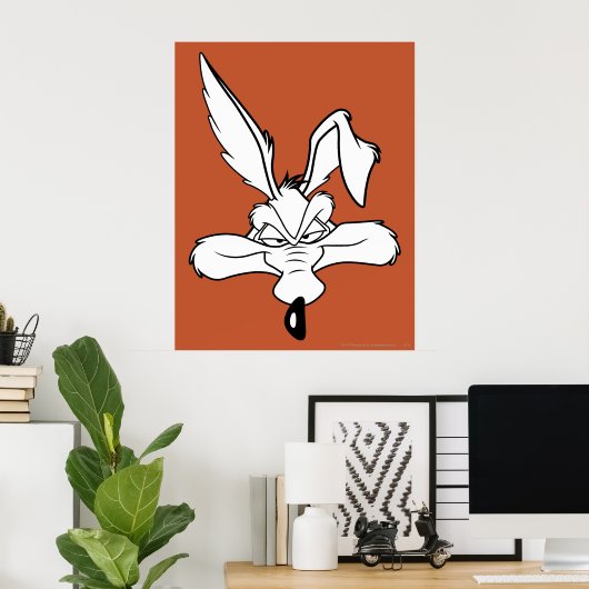 Wile E. Coyote Happy Head Shot Poster (Heimbüro)
