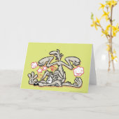Wile E. Coyote Hard Landing Karte (Gelbe Blume)