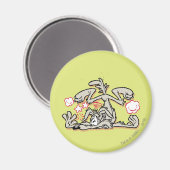 WILE E. COYOTE™ Hard Landing Magnet (Vorderseite/Rückseite)