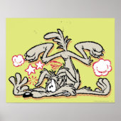 Wile E. Coyote Hard Landing Poster (Vorne)