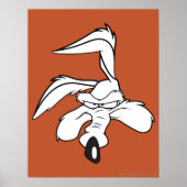 Wile E. Coyote Head Shot Poster (Vorne)
