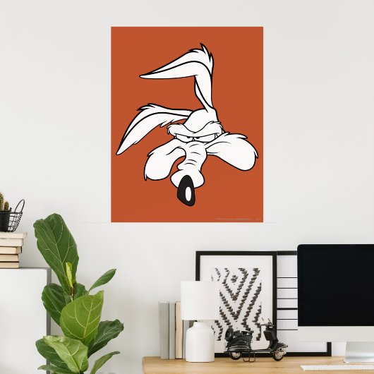 Wile E. Coyote Head Shot Poster (Heimbüro)