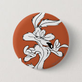 WILE E. COYOTE™ Looking erfreut Button (Vorderseite)