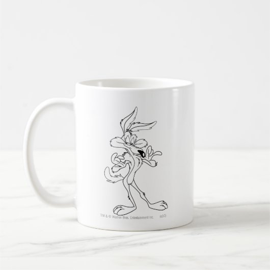 WILE E. COYOTE™ Looking erfreut Kaffeetasse (Links)