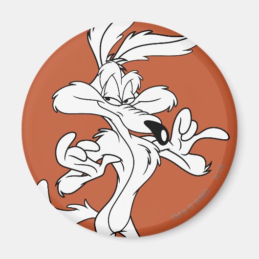 WILE E. COYOTE™ Looking erfreut Magnet (Vorne)
