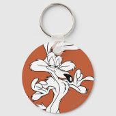 Wile E. Coyote Looking erfreut Schlüsselanhänger (Vorderseite)