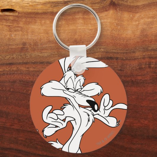 Wile E. Coyote Looking erfreut Schlüsselanhänger (Vorderseite)