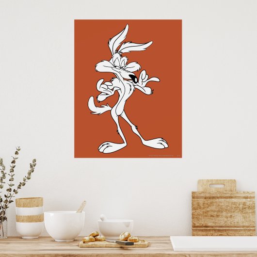 Wile E. Coyote Looking Pleased Poster (Küche)