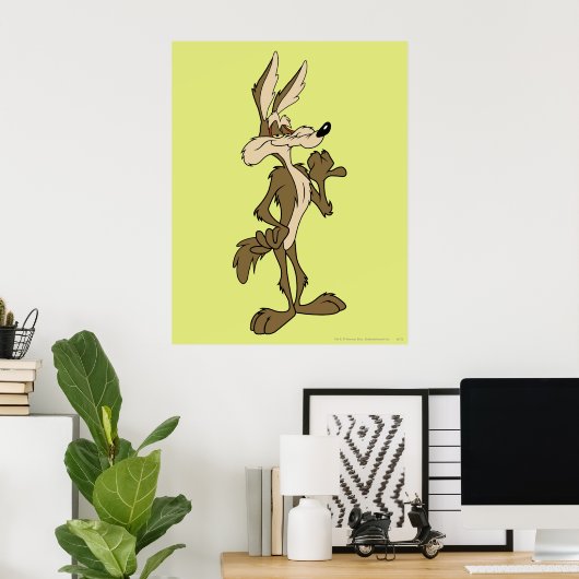 WILE E. COYOTE™ Looking Proud Poster (Heimbüro)
