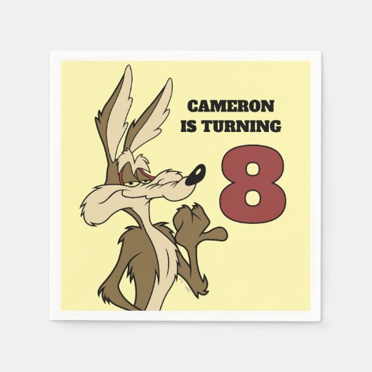 WILE E. COYOTE™ Looking Proud Serviette (Vorderseite)