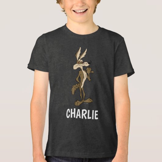 WILE E. COYOTE™ Looking Proud Tri-Blend Shirt (Vorderseite)