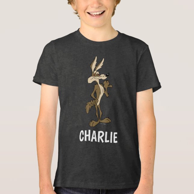 WILE E. COYOTE™ Looking Proud Tri-Blend Shirt (Vorderseite)