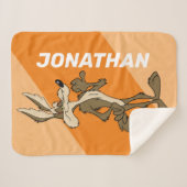 WILE E. COYOTE™ Looking Story Sherpadecke (Vorderseite (Horizontal))