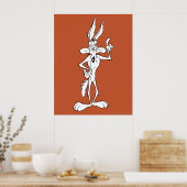Wile E. Coyote macht einen Punkt Poster (Küche)