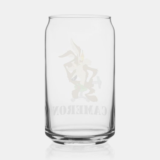 WILE E. COYOTE™ Planung Dosenglas (Rückseite)