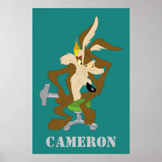 WILE E. COYOTE™ Planung Poster (Vorne)