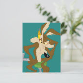 WILE E. COYOTE™ Planung Postkarte (Stehend Vorderseite)