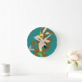 WILE E. COYOTE™ Planung Runde Wanduhr (Zuhause)