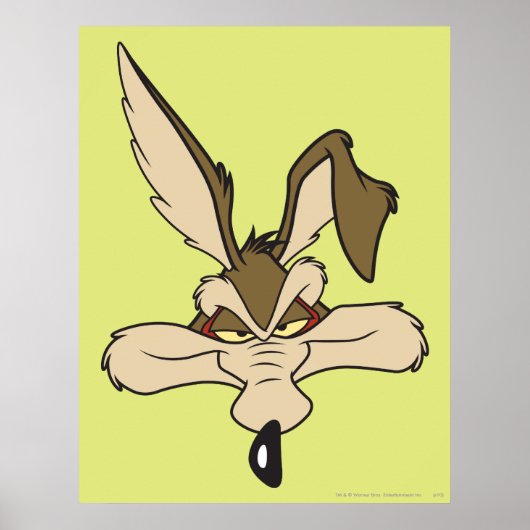 WILE E. COYOTE™ Pleased Head Shoot Poster (Vorne)