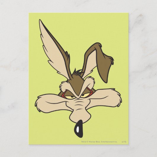 WILE E. COYOTE™ Pleased Head Shoot Postkarte (Vorderseite)