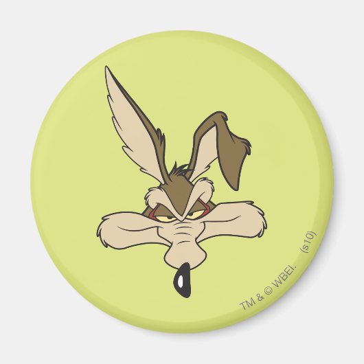 Wile E. Coyote Pleased Head Shot Magnet (Vorne)
