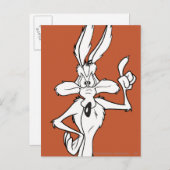 WILE E. COYOTE™ Punktmachen Postkarte (Vorne/Hinten)
