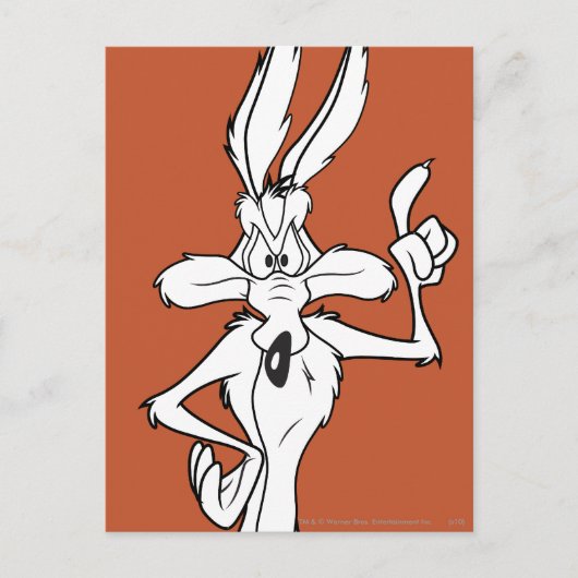 WILE E. COYOTE™ Punktmachen Postkarte (Vorderseite)