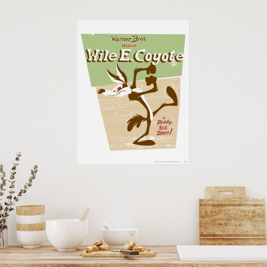 WILE E. COYOTE™ Ready, Set, Zoom! Poster (Küche)