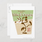 WILE E. COYOTE™ Ready, Set, Zoom! Postkarte (Vorne/Hinten)