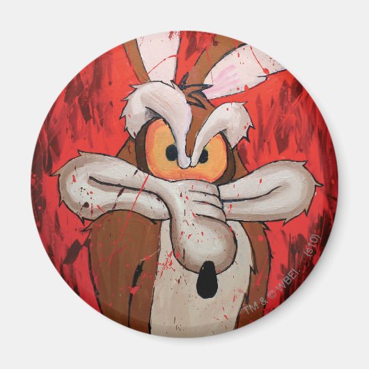 Wile E Coyote Red Fury Magnet (Vorne)