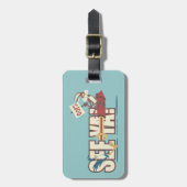 WILE E. COYOTE™ Rocketing Past ROAD RUNNER™ Gepäckanhänger (Vorderseite vertikal)