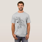 WILE E. COYOTE™ Schemata T-Shirt (Vorne ganz)