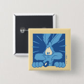 WILE E. COYOTE™ Schockierter Gesichtsausdruck Button (Vorne & Hinten)
