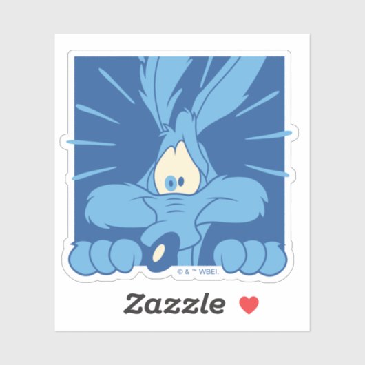 WILE E. COYOTE™ Shocked Expression Aufkleber (Blatt)