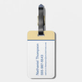 WILE E. COYOTE™ Shocked Expression Gepäckanhänger (Rückseite vertikal)