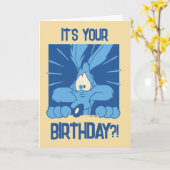 WILE E. COYOTE™ Shocked Expression Karte (Gelbe Blume)