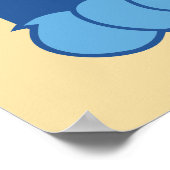 WILE E. COYOTE™ Shocked Expression Poster (Ecke)