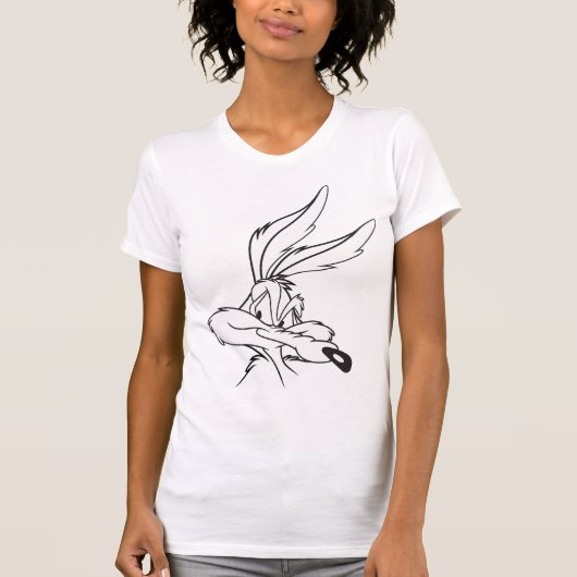 WILE E. COYOTE™ Sneaky aussehen T-Shirt (Vorderseite)