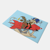 WILE E. COYOTE™ - Start der roten Rakete Fußmatte (Schrägansicht)