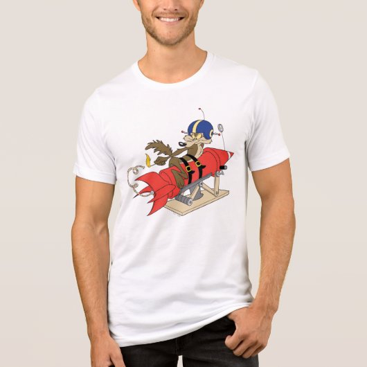 WILE E. COYOTE™ - Start der roten Rakete Tri-Blend Shirt (Vorderseite)