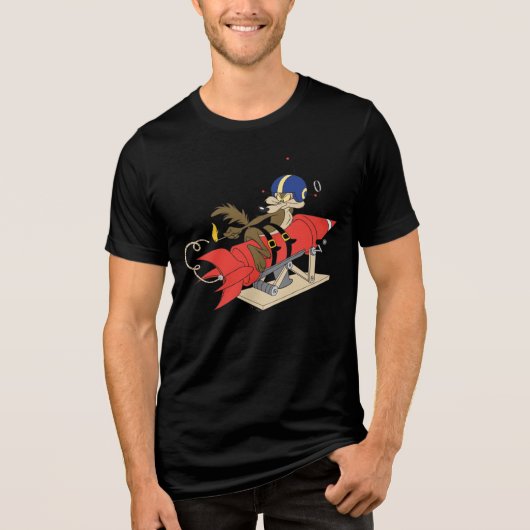 WILE E. COYOTE™ - Start der roten Rakete Tri-Blend Shirt (Vorderseite)