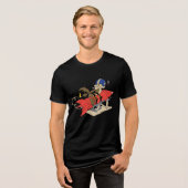 WILE E. COYOTE™ - Start der roten Rakete Tri-Blend Shirt (Vorderseite voll)
