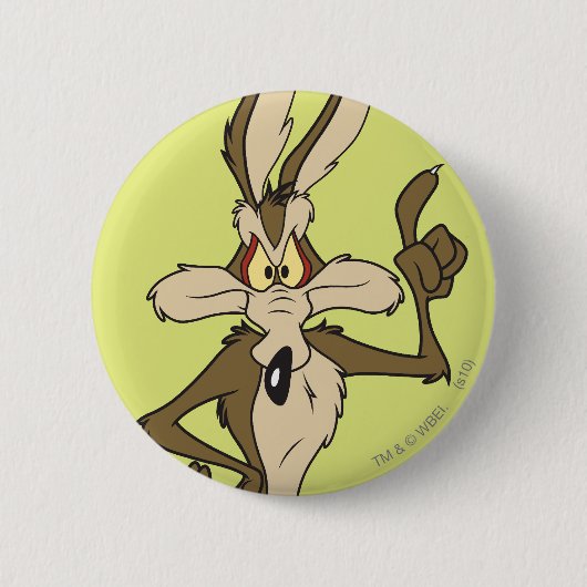 Wile E. Coyote Stehend Tall Button (Vorderseite)