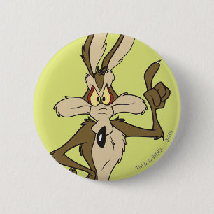 Wile E. Coyote Stehend Tall Button