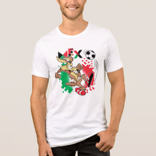 WILE E. COYOTE™ Team Mexico Fußball-Grafik Tri-Blend Shirt